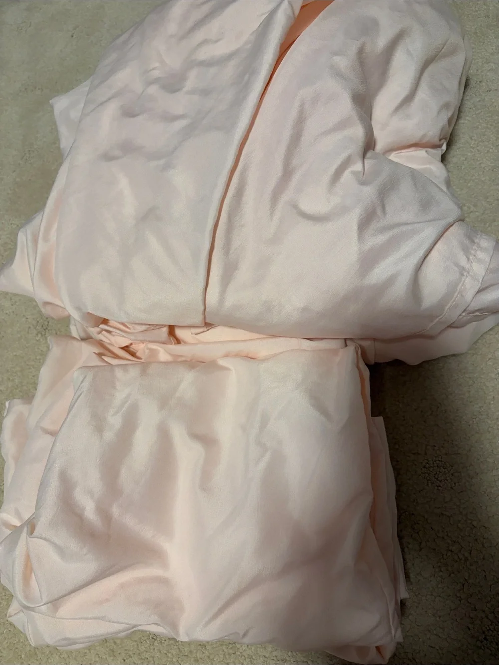 Light Pink Queen Cooling Microfiber Sheet Set Fitted, Flat, & 4 Pillowcases